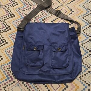 Columbia Women's Azza II Messenger Crossbody Shoulder Large Bag Blue Pockets